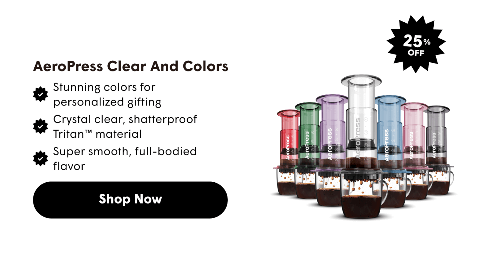 AeroPress XL | Extra large brewer makes 2-4 cups  Brew & clean in 2 minutes  CW cludes 20 or Tritan™ carafe 