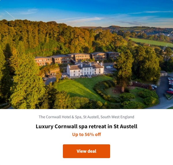 Luxury Cornwall spa retreat in St Austell
