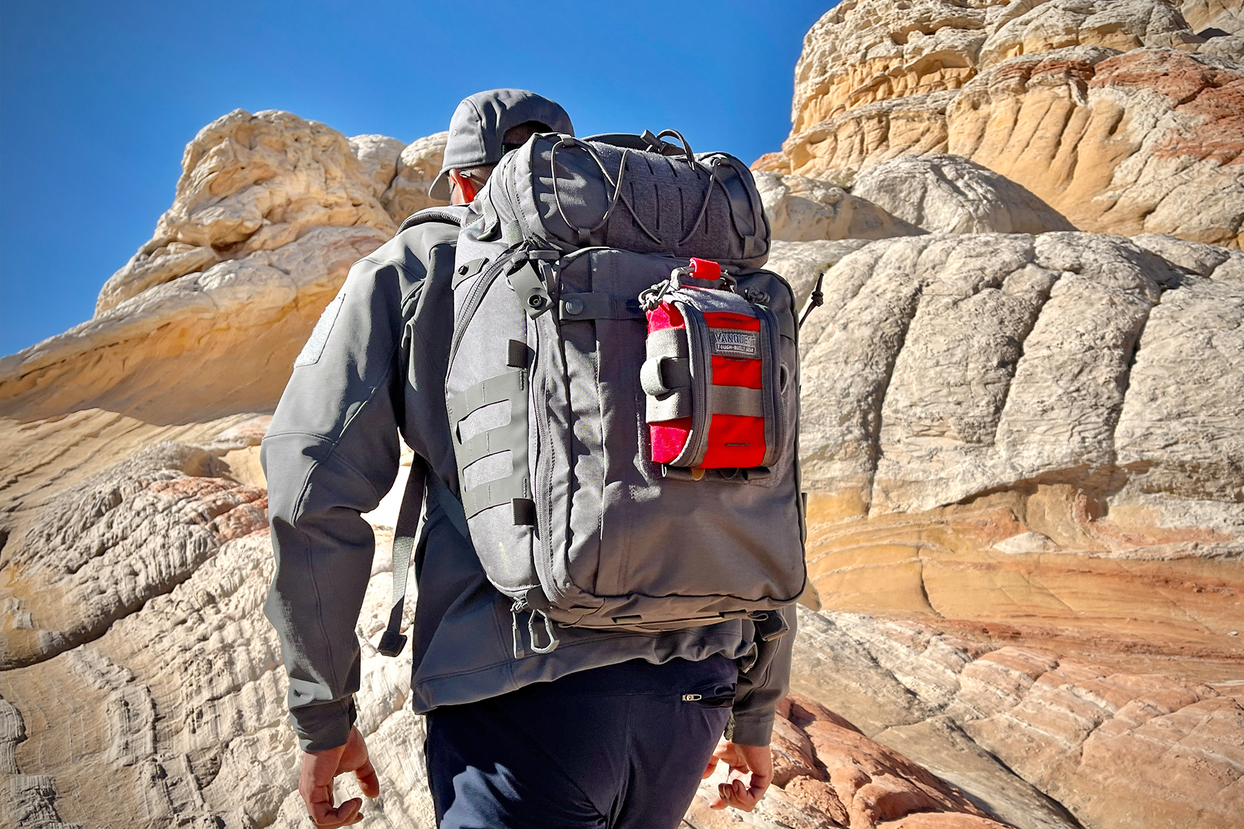 TRIDENT-32 Backpack plus FATPack 4x6 medical pouch