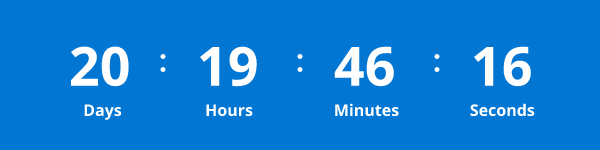 Countdown starts now...