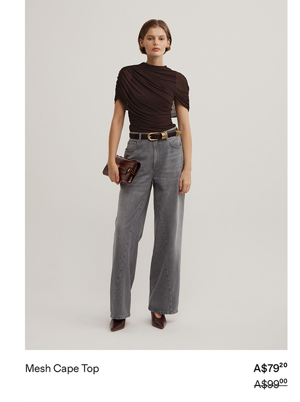 Mesh Cape Top A$79.20