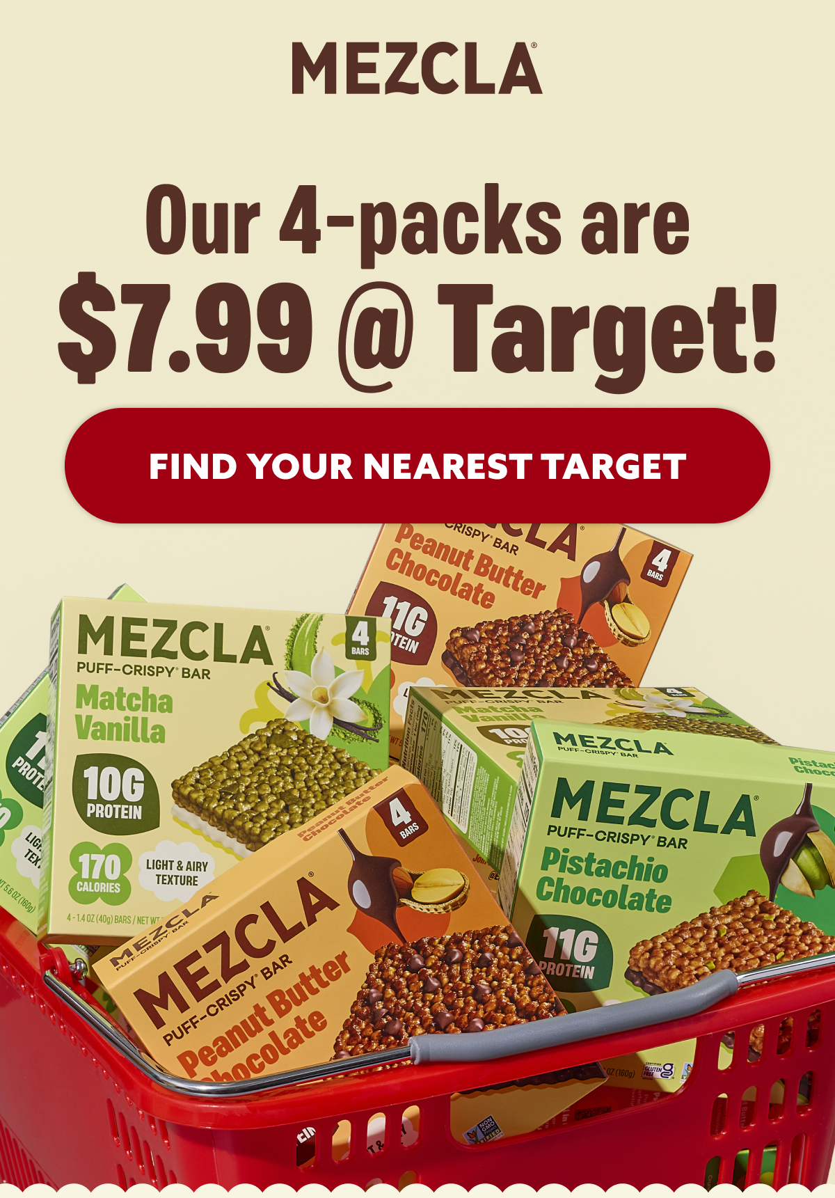 Our 4-packs are $7.99 @ Target!
