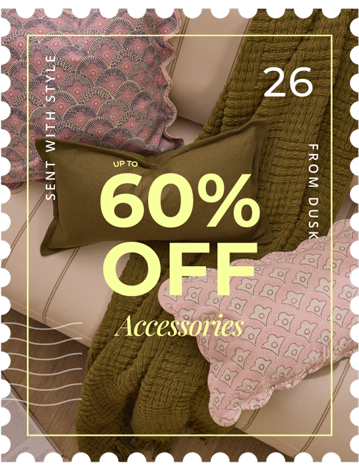 60% off accessories