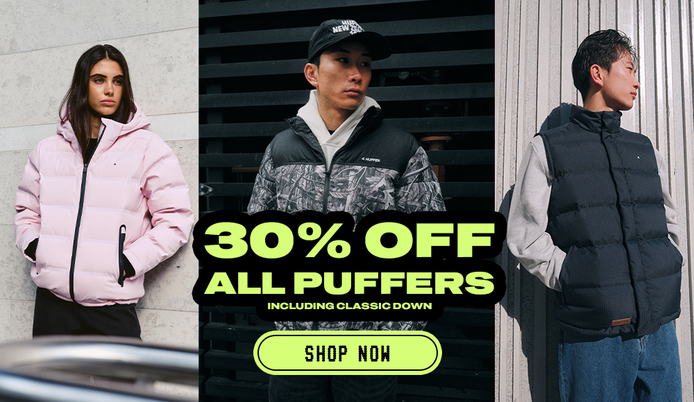 30% OFF ALL PUFFERS