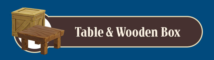 Table & Wooden Box