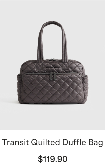 Transit Quilted Duffle Bag