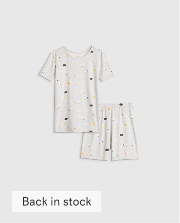 Bamboo Short Sleeve and Shorts Pajama Set