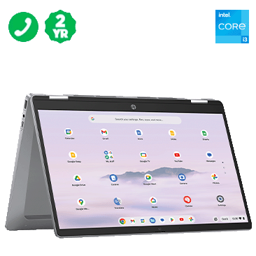 HP Chromebook Plus 14-inch 2-in-1 FHD Touchscreen Laptop
