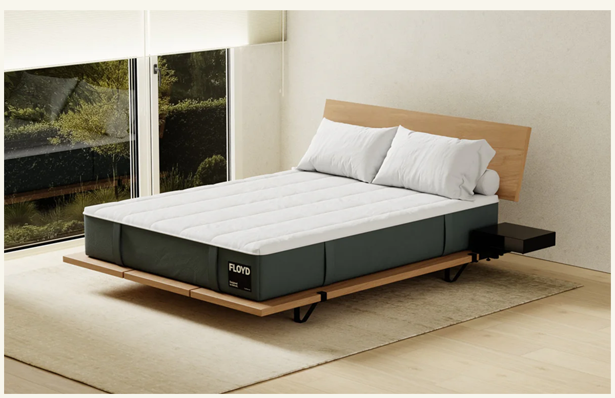 Save on Better Sleep. Save 60% on The Mattress 2.0 and/or The Adjustable Base when you pair them with a Floyd Bed Frame.