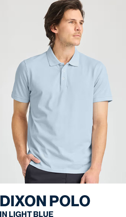 Dixon Polo in Light Blue
