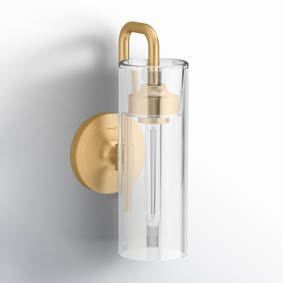 Purist™ 1 Light Indoor Bathroom Wall Sconce, UL Listed