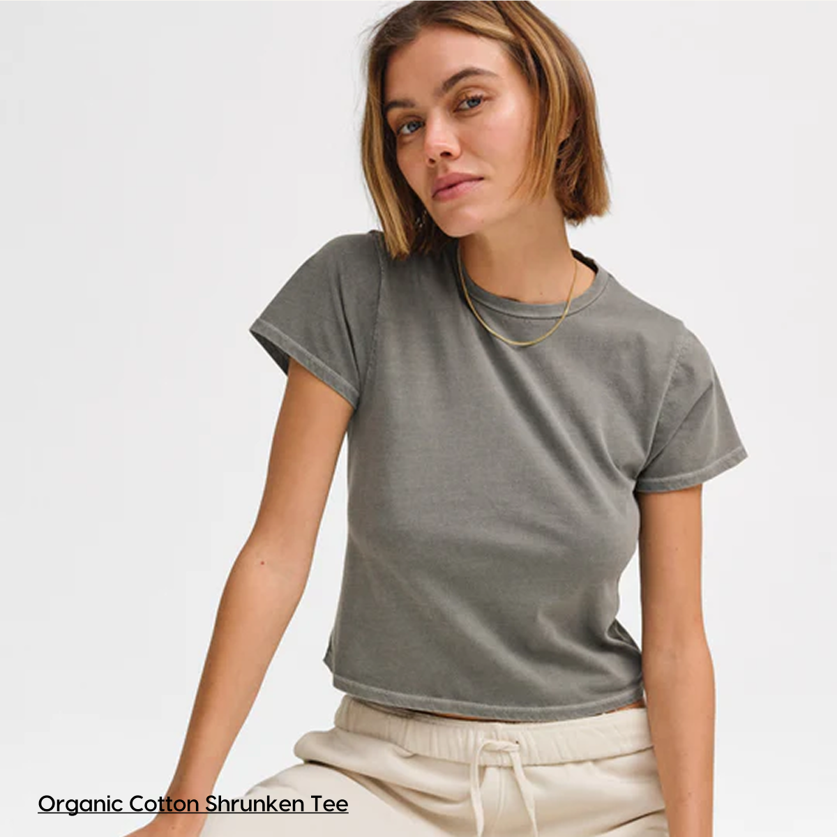 Organic Cotton Shrunken Tee