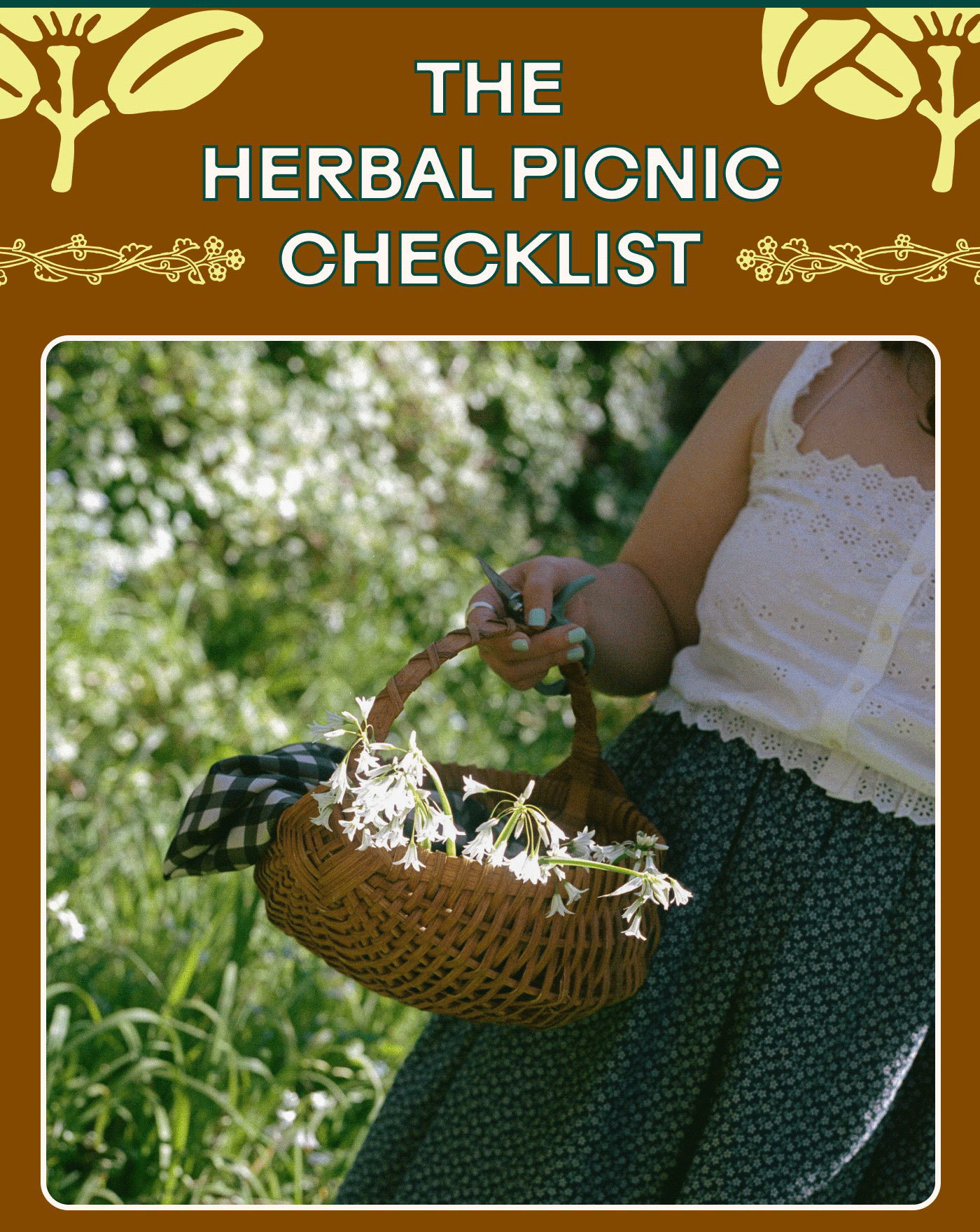 The Herbal Picnic Checklist
