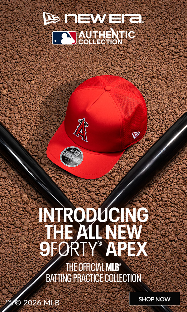 Introducing The All New 9Forty Apex | The Official MLB Batting Practice Collection. Shop Now.
