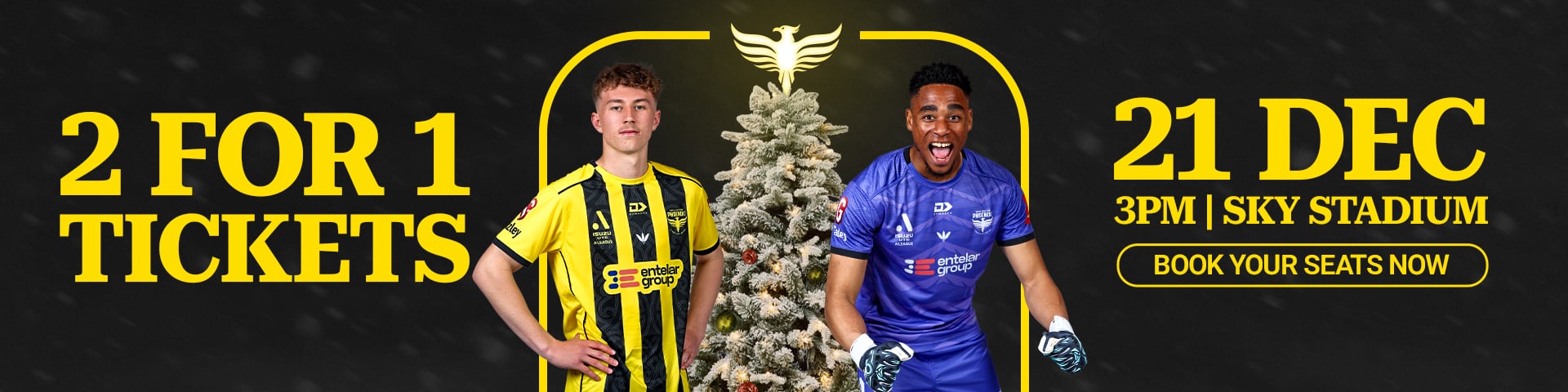 2 for 1 tickets | 21 Dec | 5pm | Sky Stadium | Book your seats now