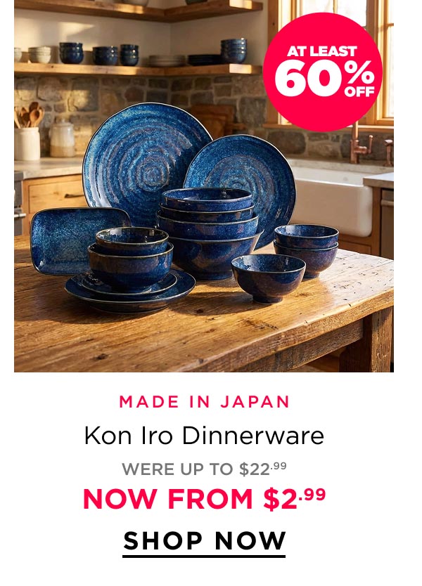 Made In Japan Kon Iro Dinnerware