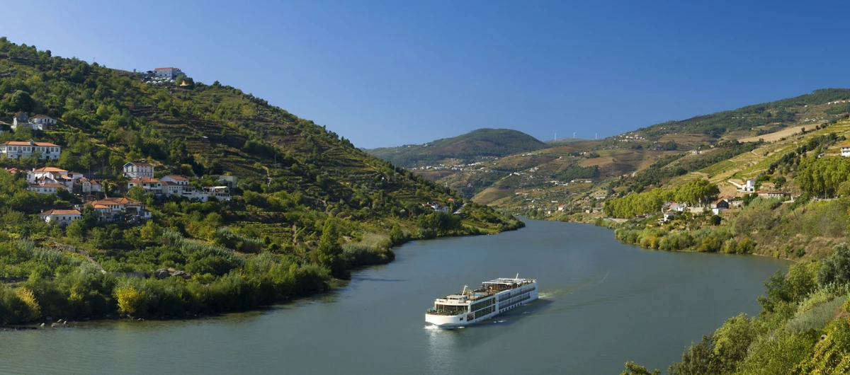 Douro Class Ship Panorama River Portugal