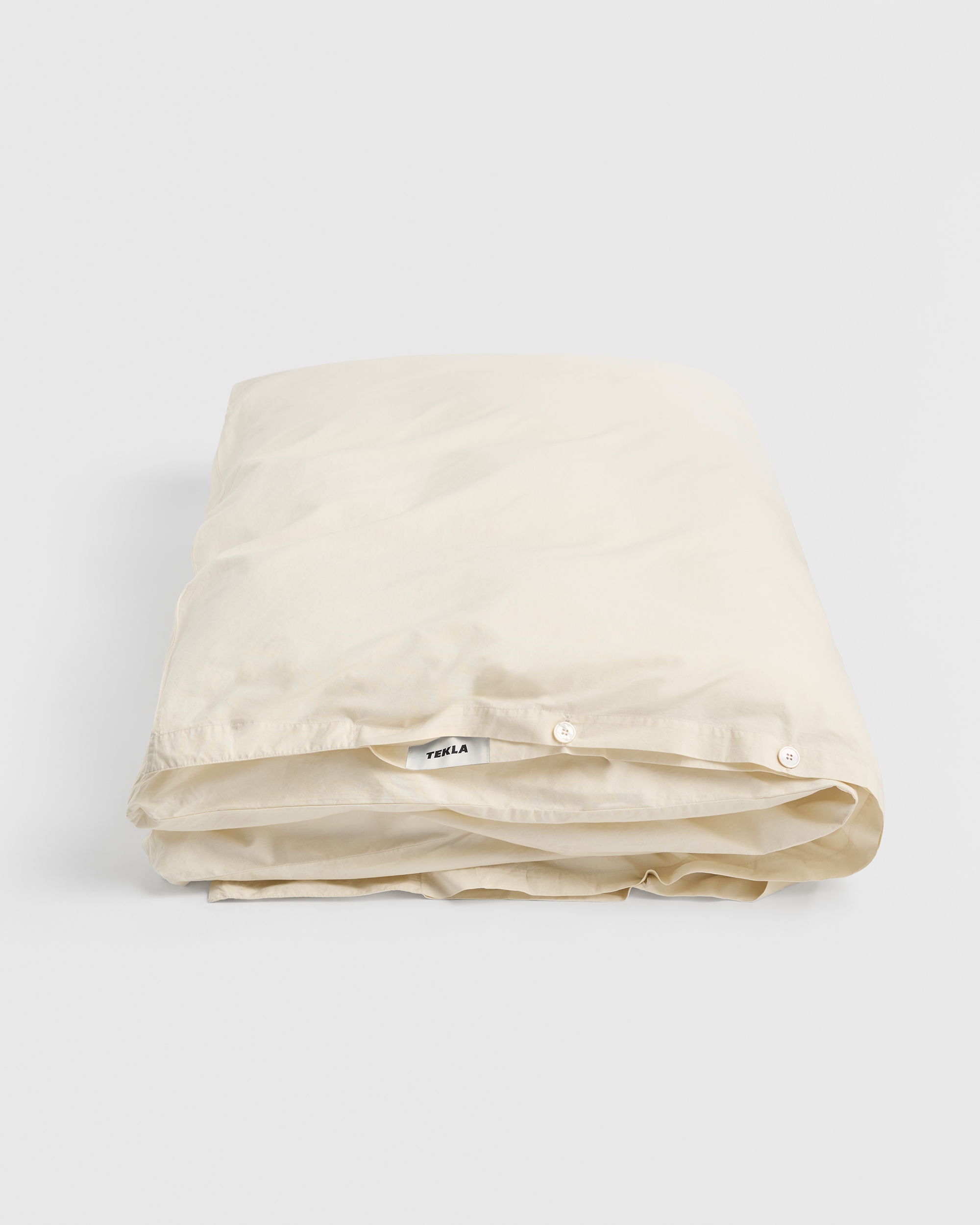 Winter White Percale duvet cover