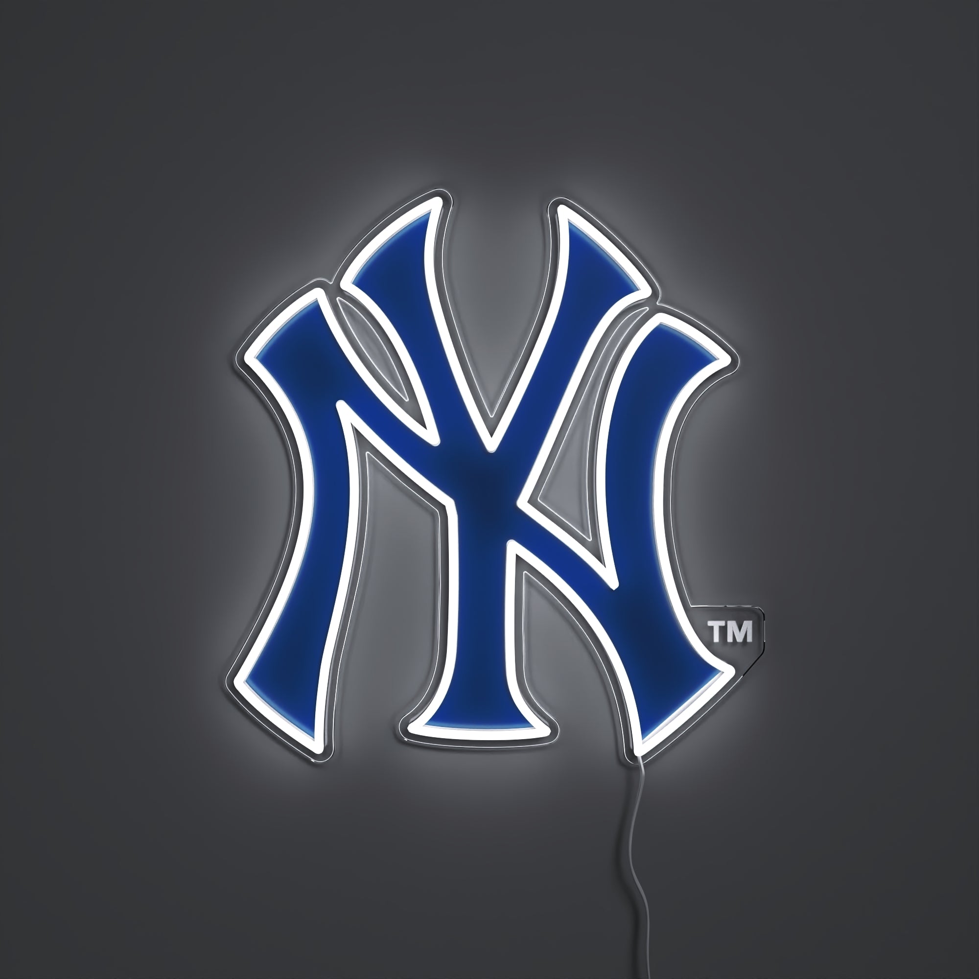 Image of NY Yankees Logo, LED neon sign