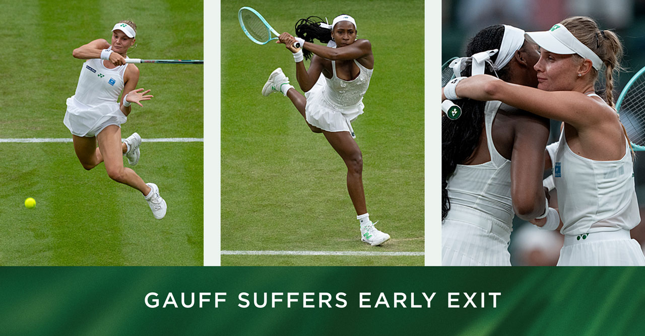 Gauff suffers early exit