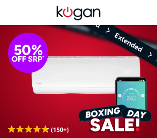 Kogan SmarterHome™ 2.6kW Inverter Split System Air Conditioner (Reverse Cycle) Product Image