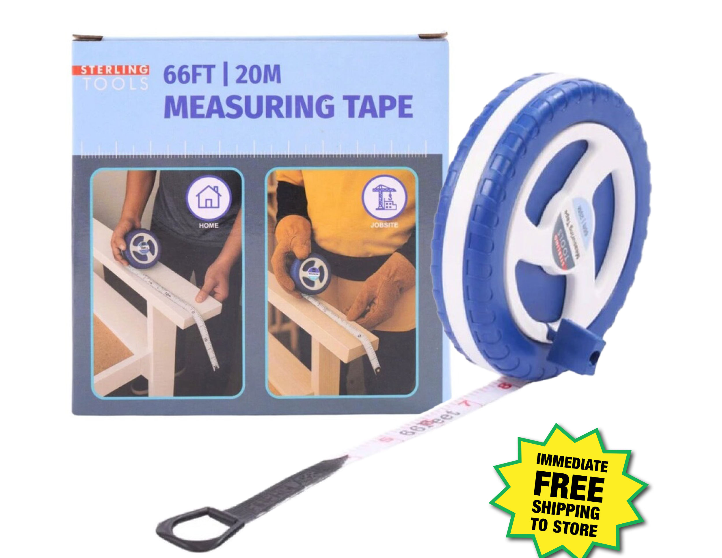 66' Fiberglass Open Reel Measuring Tape - ONLY $4.99 After Rebate*!
