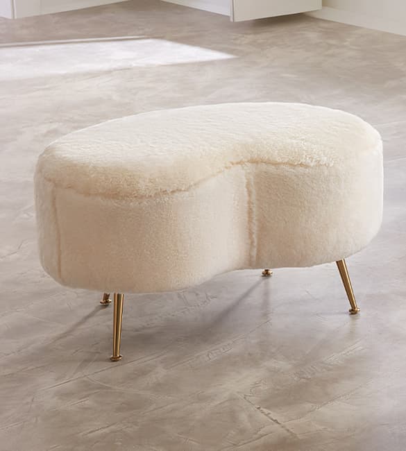 Kidney Ottoman