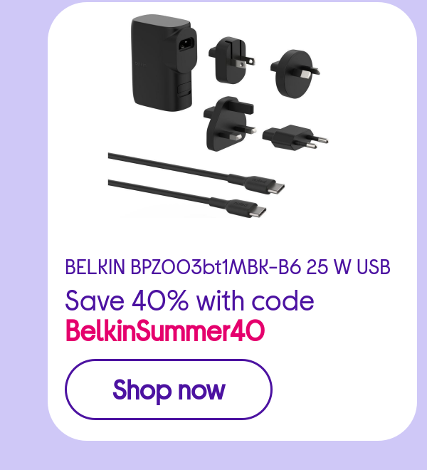 Save 40% off Belkin Charger