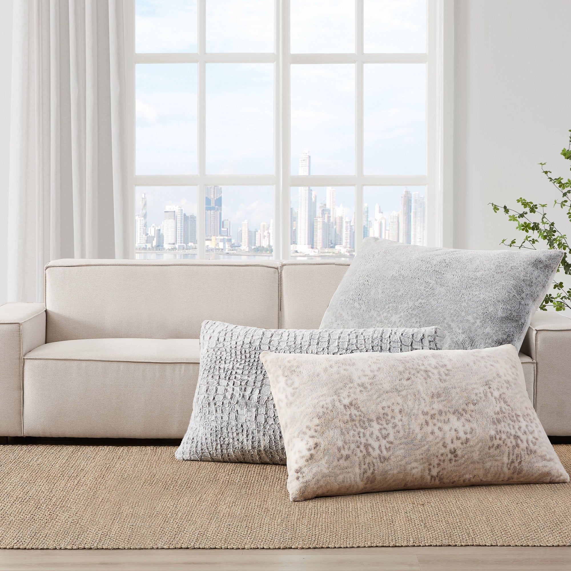Extra Large Faux Fur Pillow