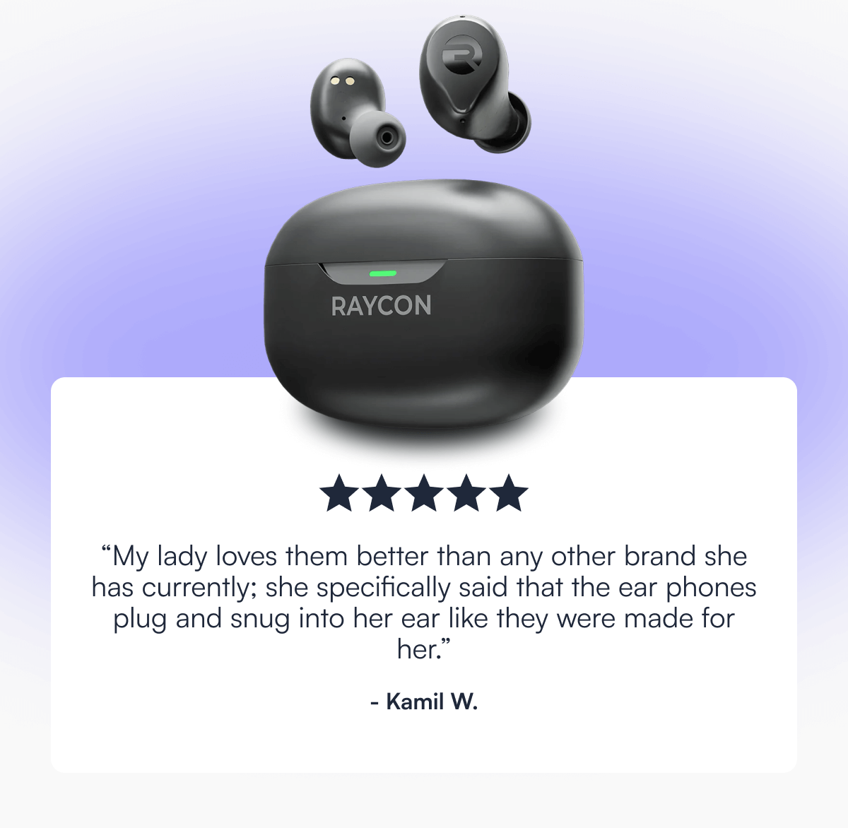 ⭐️⭐️⭐️⭐️⭐️ "Amazing, best earbuds I've ever used. Stay in place excellent sound. ANC mode works so good for blocking noise around you." - Nelda T.