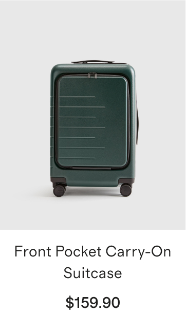Front Pocket Carry-On Suitcase