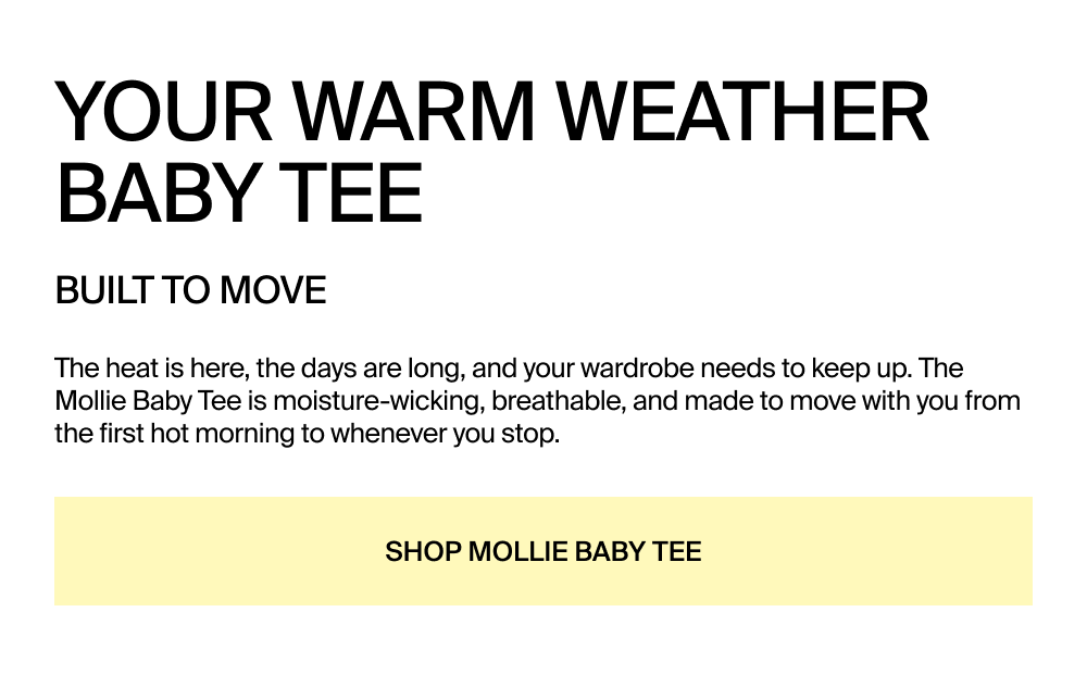 Shop Mollie Baby Tee in Matcha