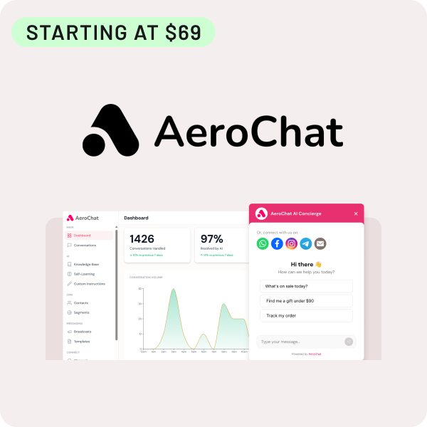 Shop AeroChat (Starting at $69)