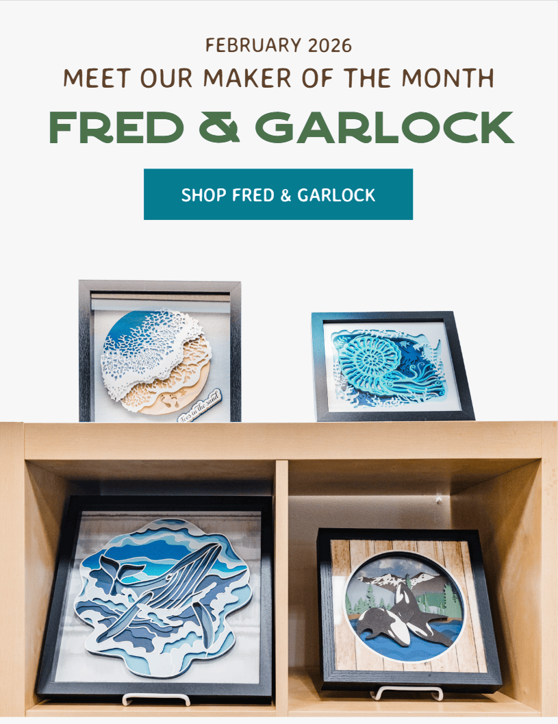 February 2026 Meet our maker of the month  Fred & Garlock