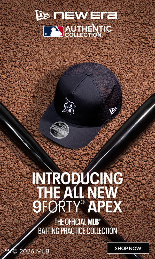 Introducing The All New 9Forty Apex | The Official MLB Batting Practice Collection. Shop Now.
