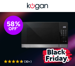 Kogan 34L Inverter Microwave Oven with Mirror Finish Product Image