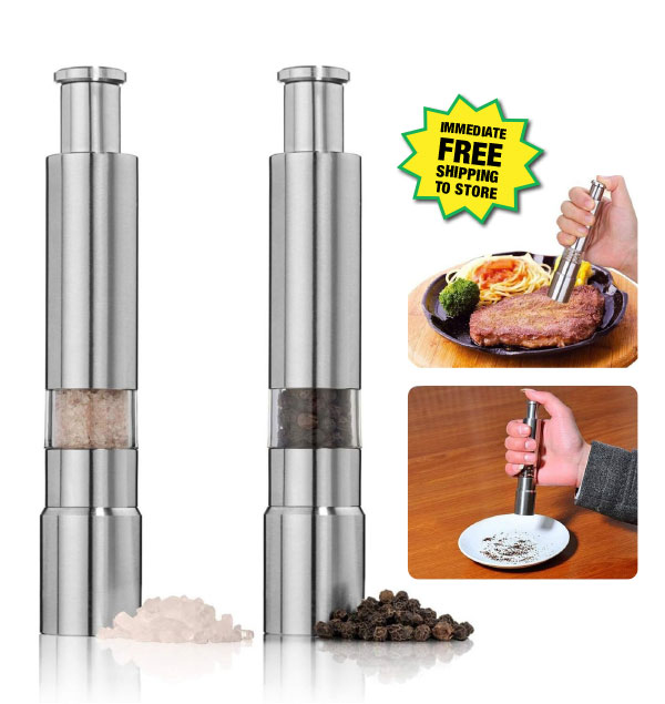 Salt and Pepper Grinders - ONLY $3.99 After Rebate*!