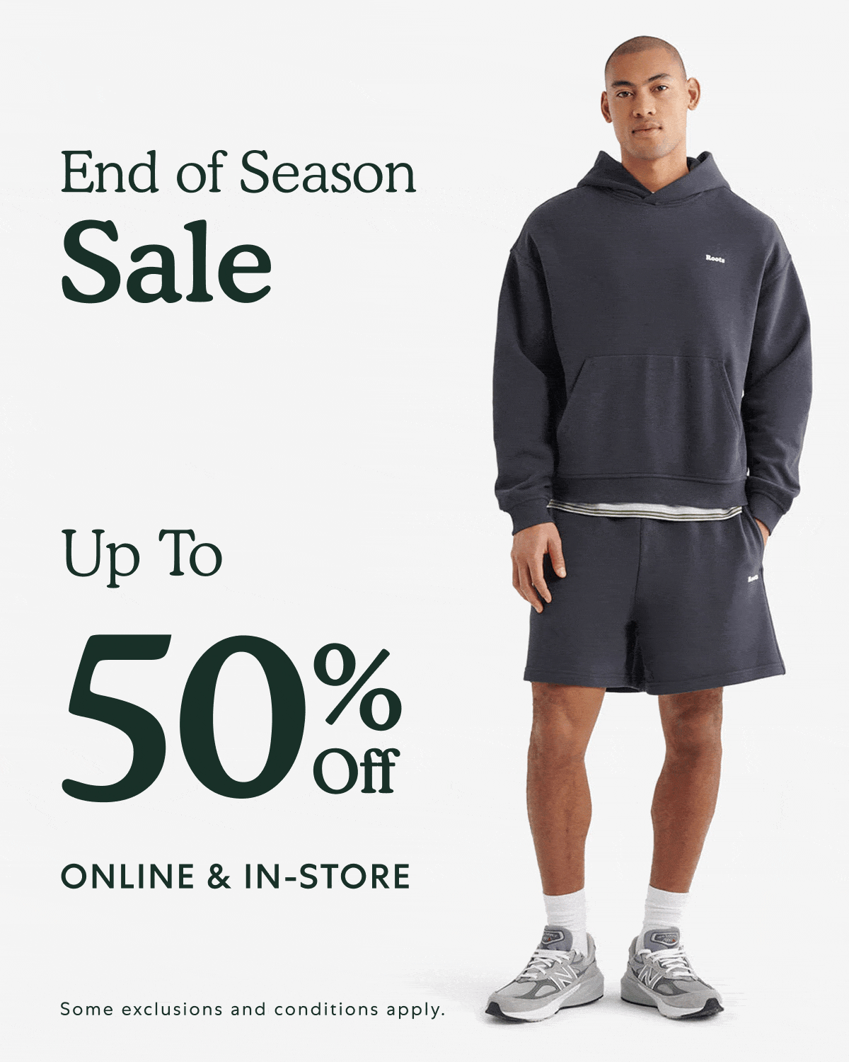 End of Season Sale. Up to 50% Off
