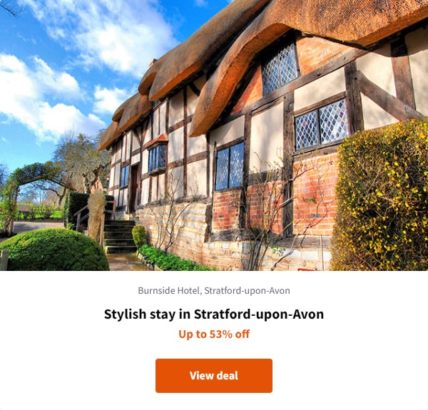 Stylish stay in Stratford-upon-Avon