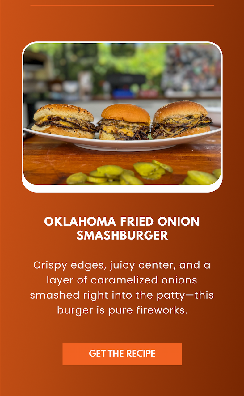 Oklahoma Fried Onion Smashburger