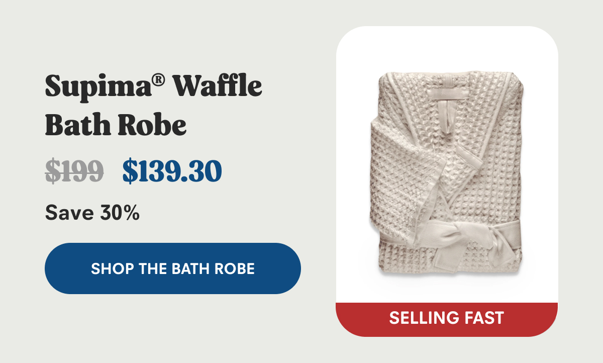 Supima® Waffle Bath Robe
