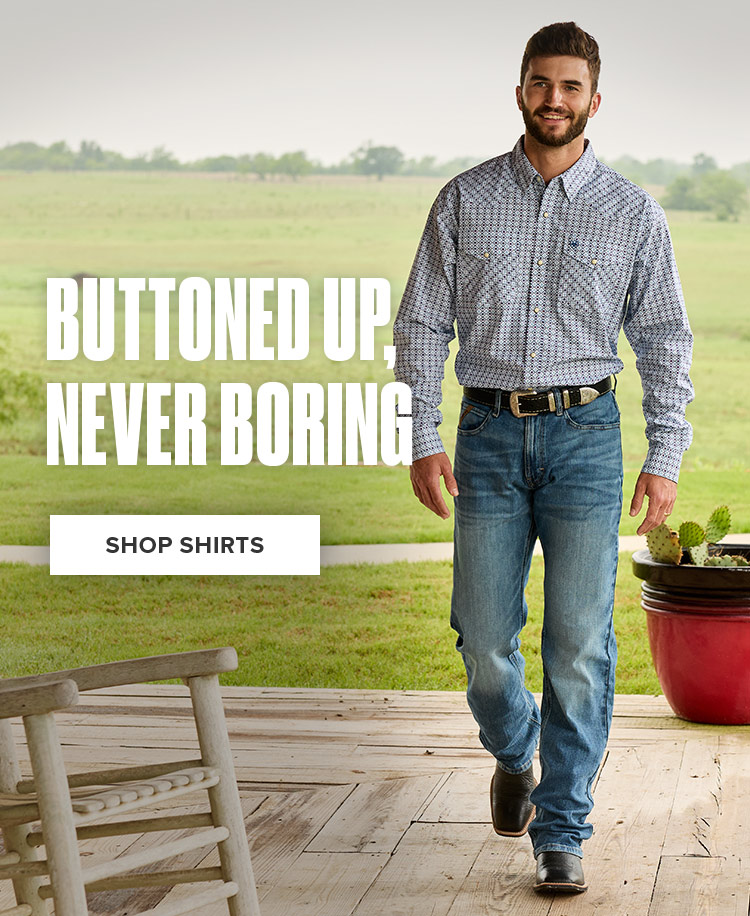 BUTTONED UP, NEVER BORING. | SHOP SHIRTS