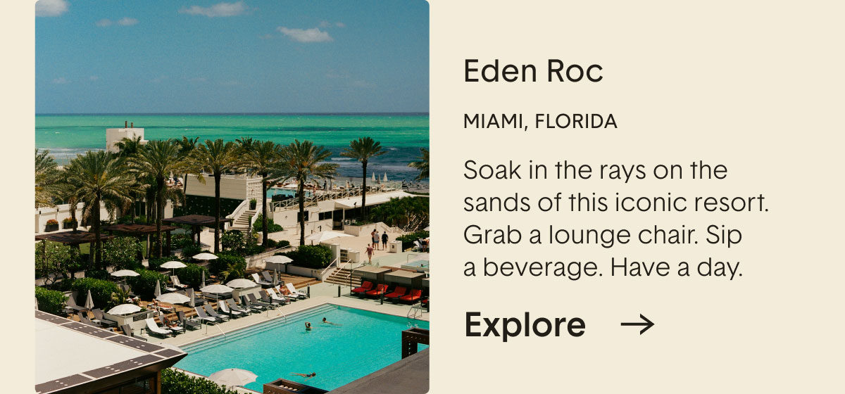 Eden Roc, Miami, Florida