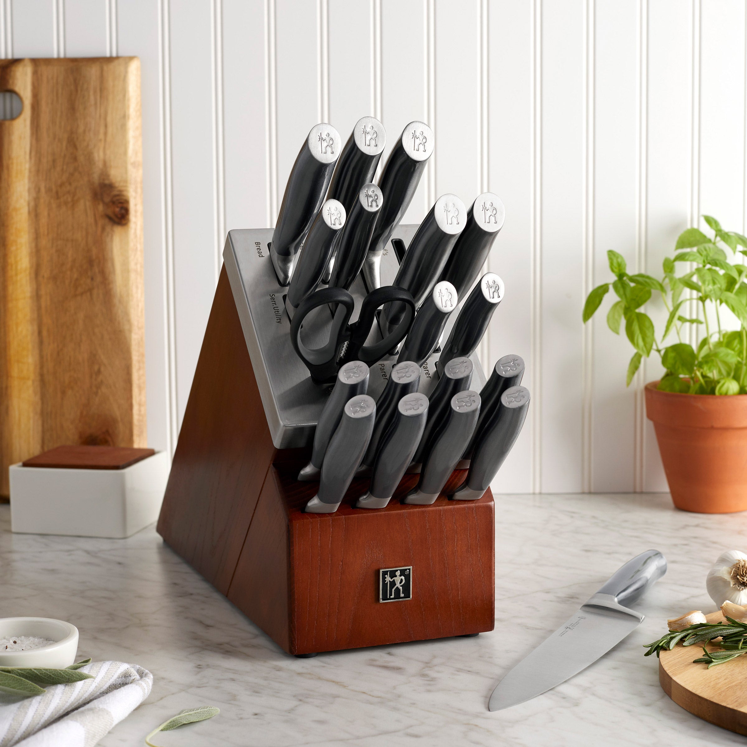 Henckels Graphite 20-Piece Block Knife Set