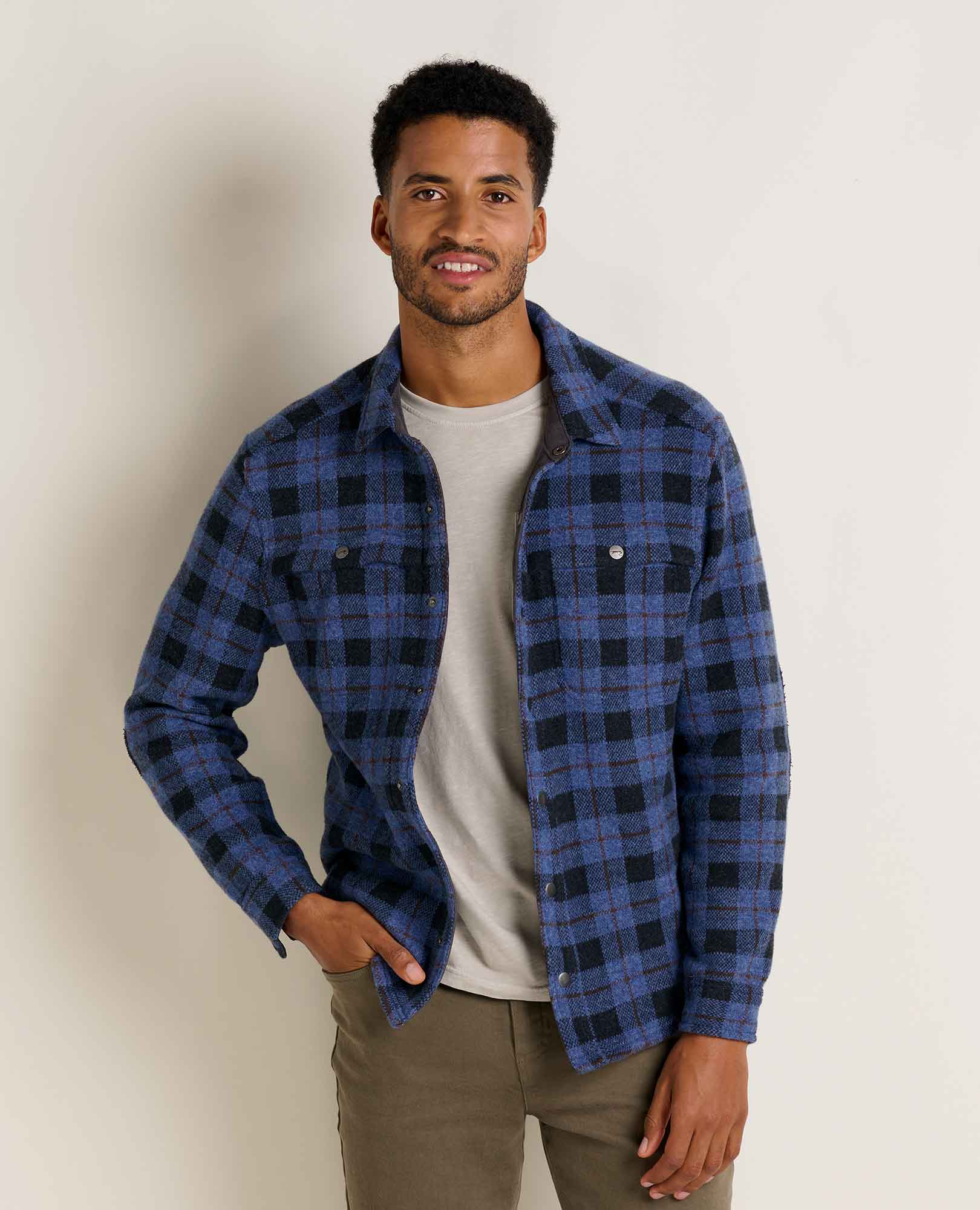 Image of Kennicott Patterned Shirt Jacket