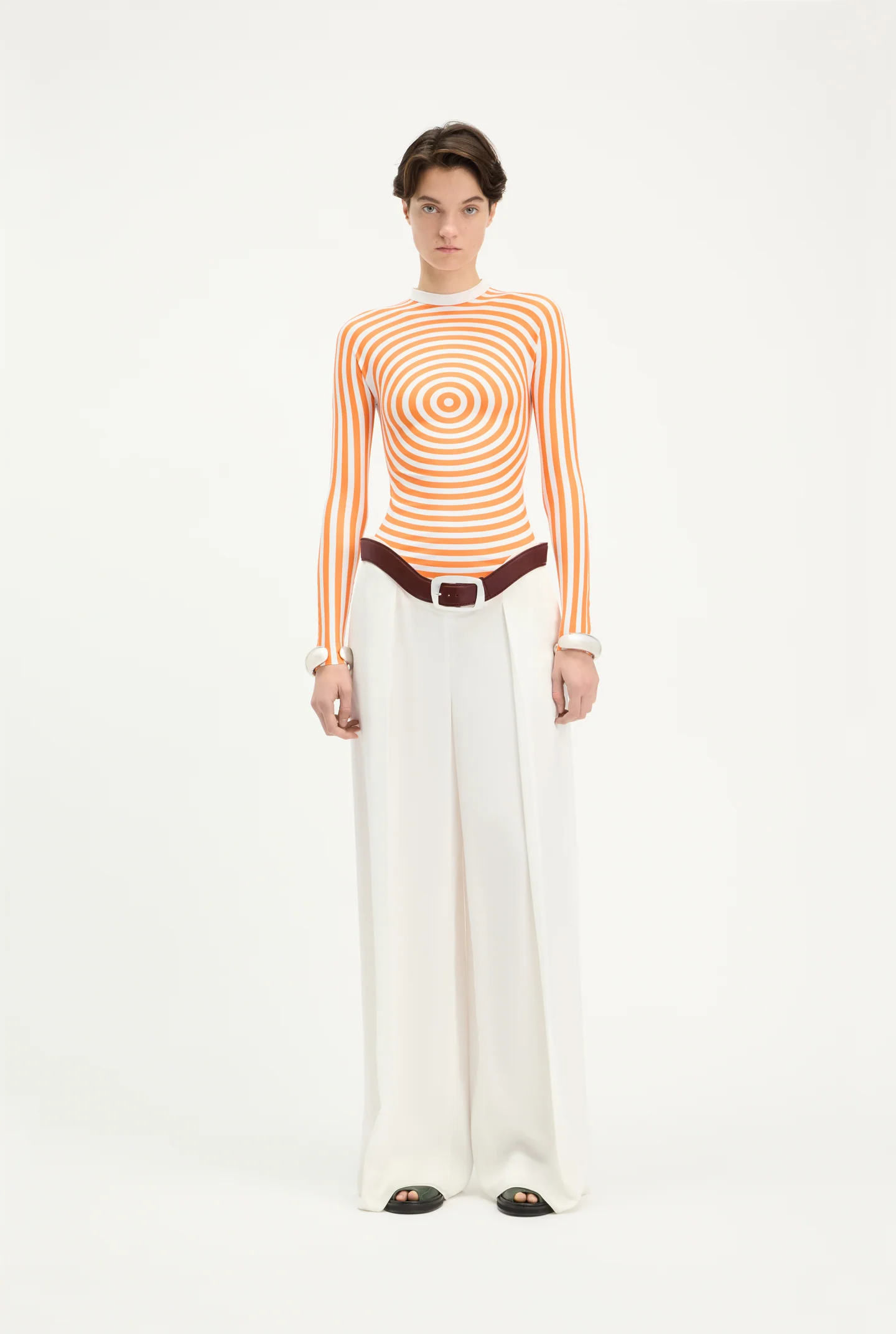 The Orange Target Top