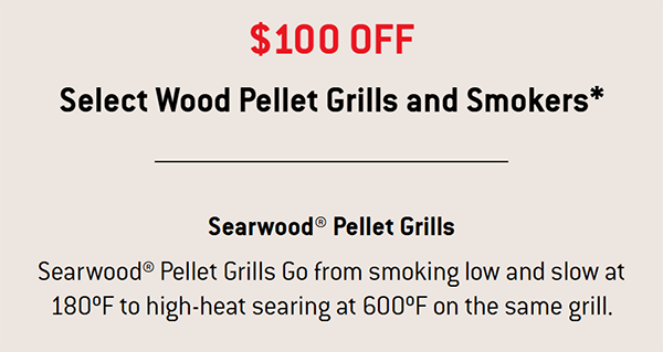 $100 OFF Weber Wood Pellet Grills