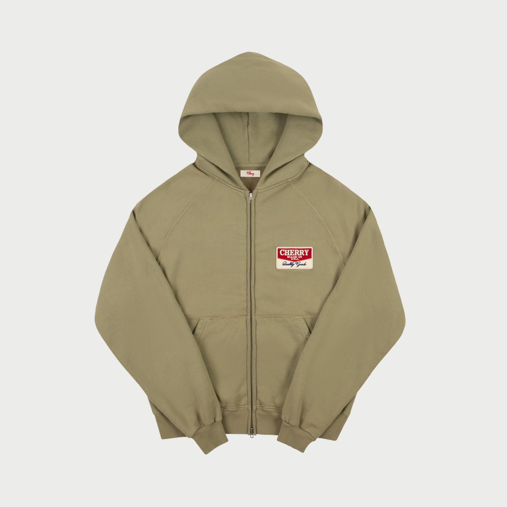 Image of Desert Gecko Zip Up Hoodie (Cactus)