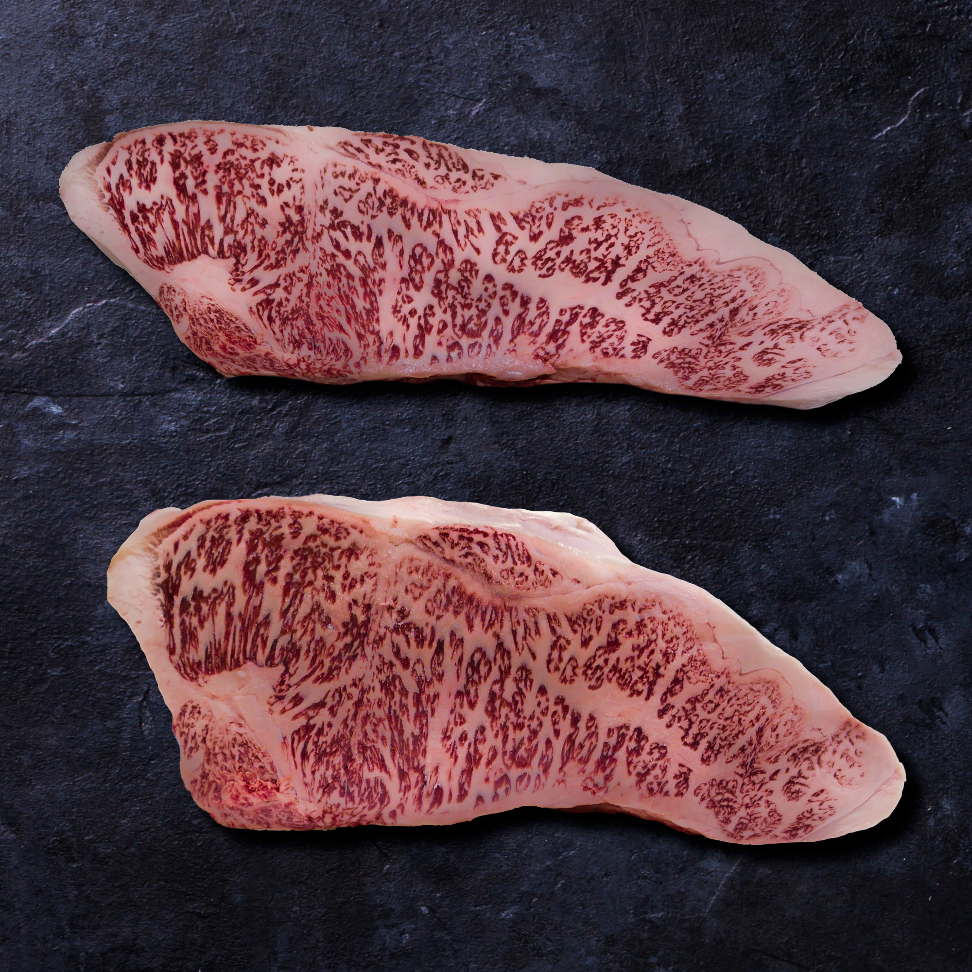 Authentic Wagyu Japanese A5 Wagyu Striploin Roast, 2-Count, minimum 6 lbs Total