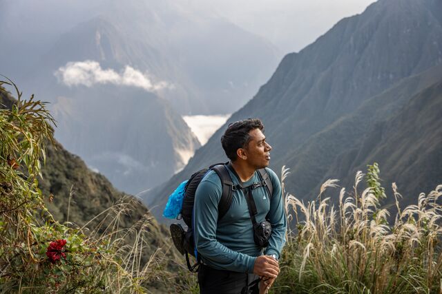 Stop to enjoy the view along the Inca Trail